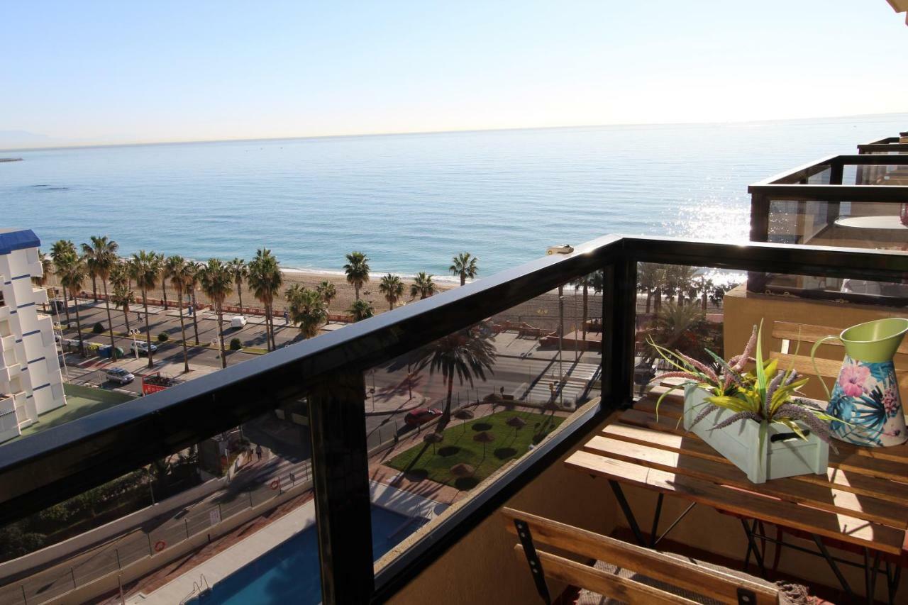1St Line Beach Apartment Aloha Sun ベナルマデナ エクステリア 写真